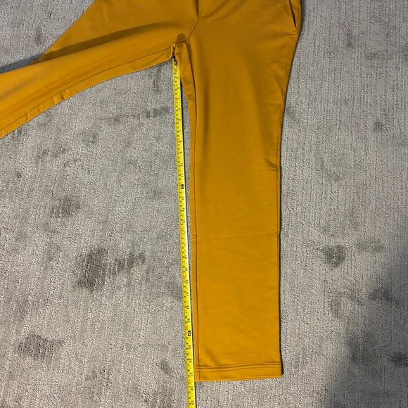 J. Jill Mustard Slim Leg Pants with Pockets - Picture 4 of 5